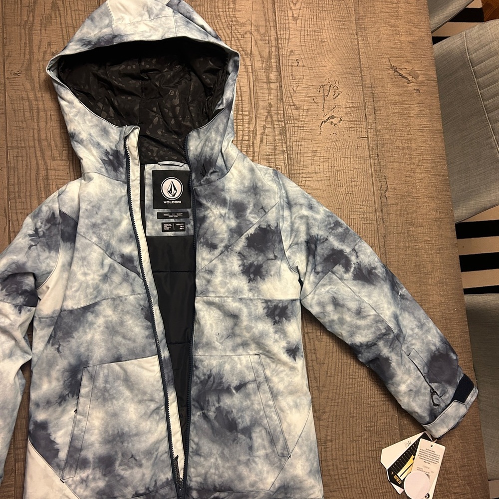 Volcom Black and Gray Jacket new with tags